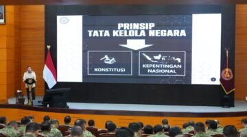 Menhan RI Berikan Pengarahan Kerja kepada Pejabat Eselon I dan II Kemhan RI